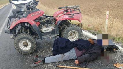 Aksaray’da ATV ile takla atan yaşlı adam ağır yaralandı