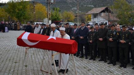Çorum'da vefat eden Kore gazisi son yolculuğuna uğurlandı