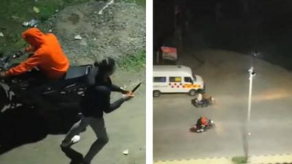 Damadı bıçaklayıp kaçan saldırgan dronla bulundu