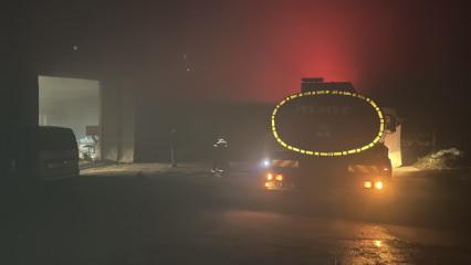 Edirne'de palet fabrikasında yangın