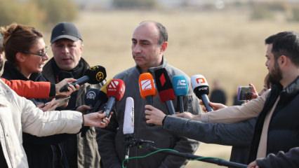 Gürcü Bakandan olay yerinden düşen uçağımızla ilgili son dakika açıklaması