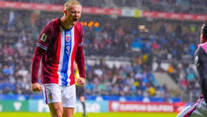 Haaland - Sörloth işbirliği! 12 dakikada 4 gol attılar