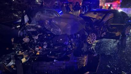 İstanbul'da 5 araç birbirine girdi: Yaralılar var