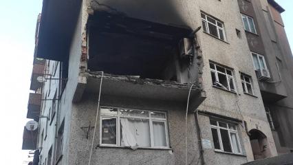 Kağıthane'de 6 katlı binadaki patlamanın izleri gün ağarınca ortaya çıktı