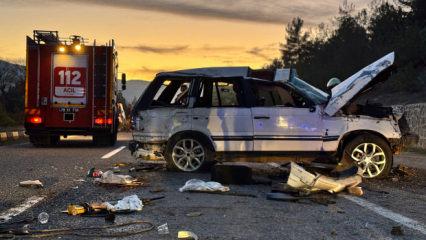 Karabük'te mantar toplama dönüşü feci kaza: 2 ölü, 7 yaralı