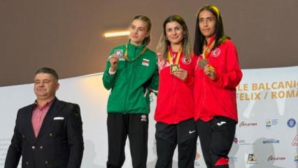 Kayserili sporcu Balkan şampiyonu oldu