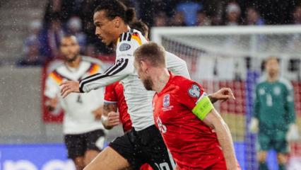 Leroy Sane, hocasına sahada cevap verdi! Almanlar rahat kazandı