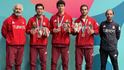 Milli sporcularımız Riyad'da günü 7 madalyayla kapattı