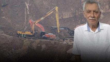 Göçük altında kalan 75 yaşındaki işçi için arama çalışması yeniden başlatıldı