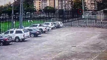 Rize’de bir futbolcu gol atmak isterken yanlışlıkla basket attı