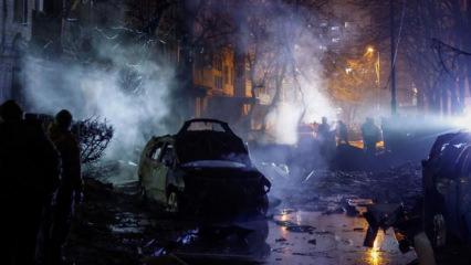 Moskova'dan yoğun saldırı! Alevler Kiev semalarını aydınlattı! Zelenskiy duyurdu: 4 ölü!