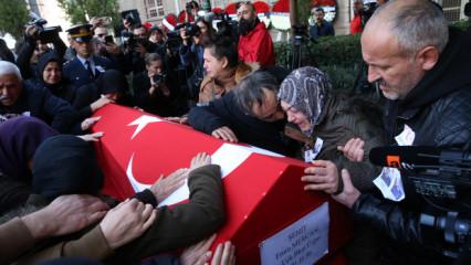 Şehit Üsteğmen Emre Mercan son yolculuğuna uğurlandı