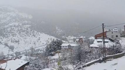 Sivas'a lapa lapa kar yağdı