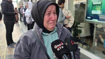 Gözyaşları içinde başvurdu! 'İnşallah çıkar da kiradan kurtuluruz'