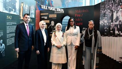 Şule Yüksel Şenler ve Malcolm X'in mirasını yaşatacak 'Yankılar' sergisi AKM'de açılıyor