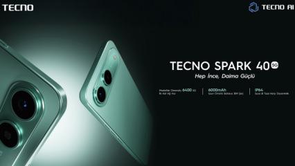 Tecno Spark 40 5G, sizi yarı yolda bırakmıyor!