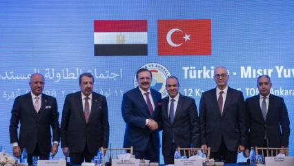 Türkiye-Mısır hattında 15 milyar dolarlık ticaret hedefi!