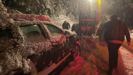 Yoğun kar yağışı! Her yer beyaza büründü! Yollar trafiğe kapandı! 24 il için uyarı