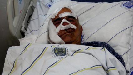 Hayvan otlatırken ayı saldırısına uğradı: Elmacık kemiği koptu! 