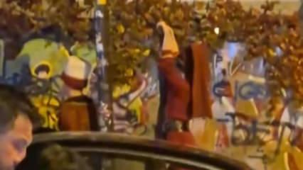 Akım olan Kızılay tabelası önünde kavga: 2 kişi yaralandı, 1 kişi tutuklandı