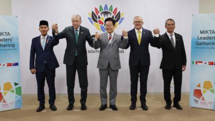 Başkan Erdoğan, MIKTA liderleriyle bir araya geldi