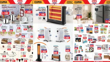 BİM 21-25 Kasım Aktüel Ürünler Kataloğu: Şömine Isıtıcı, 11 Dilim Radyatör, Metal Ayakkabılık...