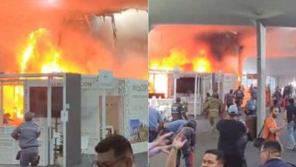 Brezilya’daki COP30 Zirvesi’nde yangın! Katılımcılar tahliye edildi