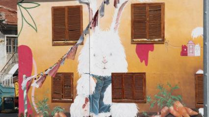 Bu köyün her yanı rengarenk! Binalardan duvarlara uzanıyor