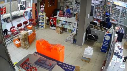 Bursa'da bir suç makinesi eczane önüne çıkan kadın çalışana saldırdı
