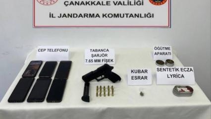 Çanakkale'de uyuşturucu operasyonu: 17 gözaltı