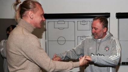 Domagoj Vida'dan Beşiktaş'a ziyaret
