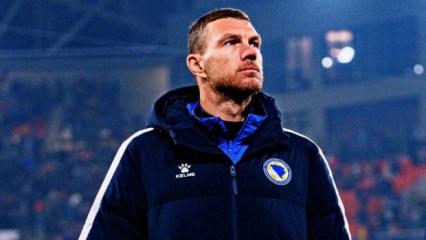 Edin Dzeko'lu Bosna Hersek tarihi fırsatı kaçırdı! 