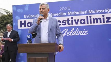 Ey&uuml;psultan'da hamsi festivali d&uuml;zenlendi
