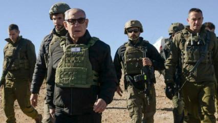 Netanyahu, Suriye'de işgal ettikleri bölgeye gitti