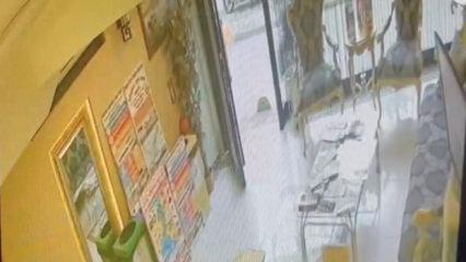 Fatih'te zehirlenme faciası: İlaçlama yapan çalışanın otele girdiği anlar!