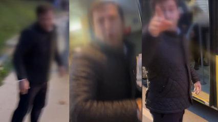İETT şoförü tartıştığı yolcuya küfürler savurarak saldırdı! O anlar kamerada