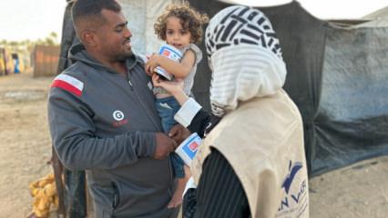 İnsan Vakfı, Gazze’de umudu yaşatmaya devam ediyor