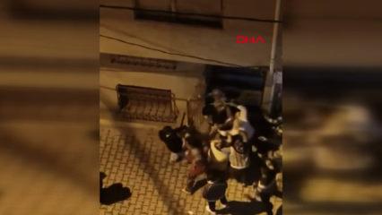 Komşuların g&uuml;r&uuml;lt&uuml; kavgasında tekmeler havada u&ccedil;uştu