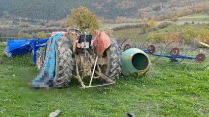 Bilecik'te traktörün altında kalan yaşlı adam hayatını kaybetti