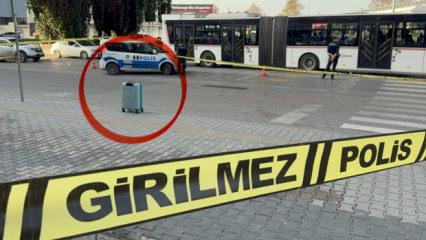 Samsun’da şüpheli valiz bomba imha ekiplerini harekete geçirdi