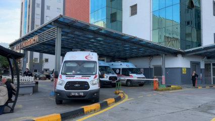 Rize'de 40 öğrenci yedikleri yemekten zehirlenerek hastaneye kaldırıldı