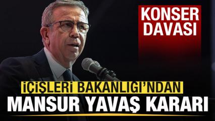 Son dakika:  İçişleri Bakanlığı'ndan Mansur Yavaş kararı! Yavaş'tan ilk açıklama