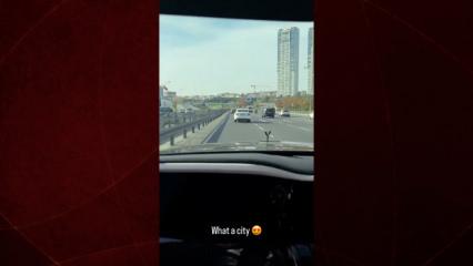 Tammy Abraham İstanbul'a hayran kaldı