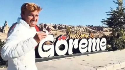 Ünlü fenomen Kaz Sawyer Kapadokya’yı karış karış gezdi