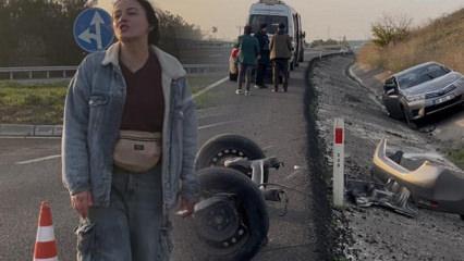 Ters y&ouml;ne girip 2 aracı pert etti! Kazaya sebep olan kadının s&ouml;yledikleri şaşkına &ccedil;evirdi