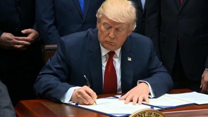 Son dakika: Trump dünyanın beklediği imzayı attı: Ellerinde ters tepecek