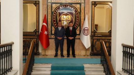 TYB İstanbul Şube Başkanı Bıyıklı&rsquo;dan ASB&Uuml; Rekt&ouml;r&uuml; Arıcan&rsquo;a ziyaret