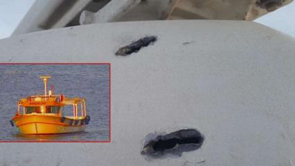 Yunan Sahil Güvenliği Türk Balıkçı teknesine ateş açtı