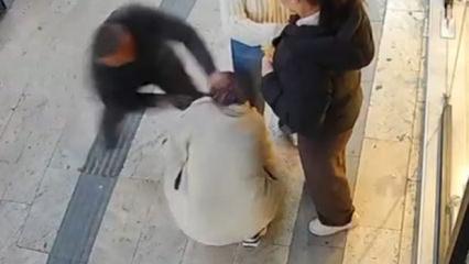 Yer: Gümüşhane! Sokak ortasında bıçaklı saldırıya uğrayan kadını esnaf kurtardı