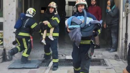 Denizli'de korkutan yangın! 17’si çocuk 21 kişi kurtarıldı